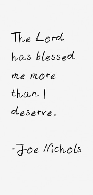 Joe Nichols Quotes & Sayings