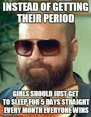Instead of getting their periods - girls should get to sleep in for 5 ...
