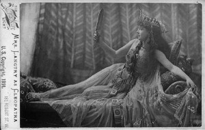 There’s a lovely lady in a plain black gown