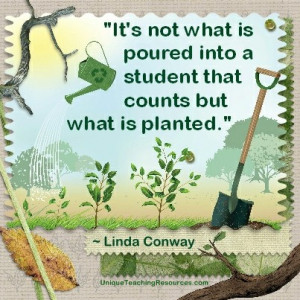 Quotes About Learning - It's not what is poured into a student that ...