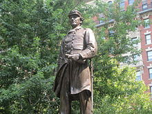 Farragut Monument at Madison Square Park off Fifth Avenue in New York ...