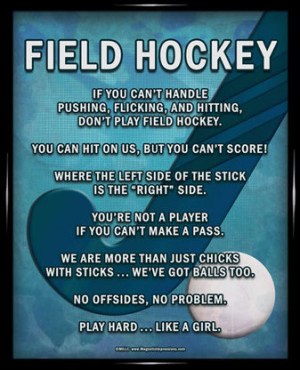 Home Get Framed™ Field Hockey Player 8x10 Poster Print