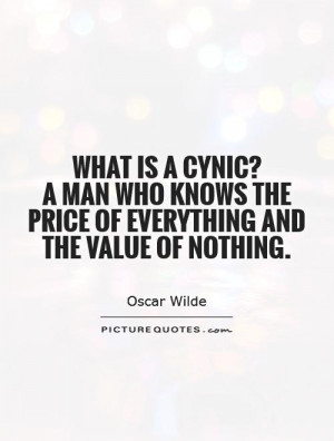 ... the price of everything and the value of nothing Picture Quote #1