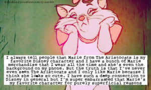 always tell people that Marie from The Aristocats is my favorite ...