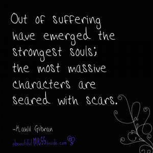 Wicked Awesome Quotes: Gibran on Suffering