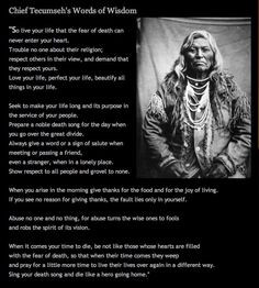 The Wisdom of Chief Tecumseh More