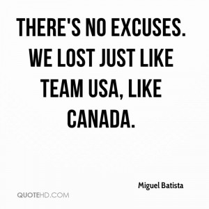 There’s No Excuses. We Lost Just Like Team USA, Like Canada ...