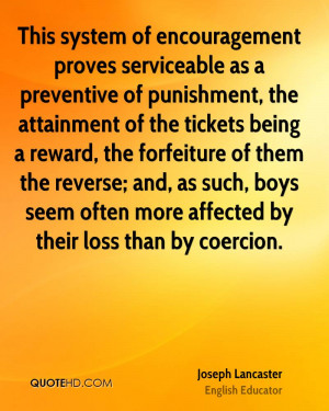 ... forfeiture of them the reverse; and, as such, boys seem often more