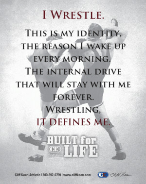 Once you've wrestled, everything else in life is easy. Dan Gable