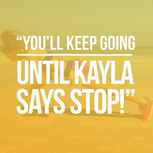 Instagram media by kayla_itsines - My quote from @bodyandsoul_au !! It ...