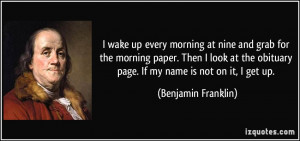 Quotes: Benjamin Franklin on News (This is a Good Joke from Ben)