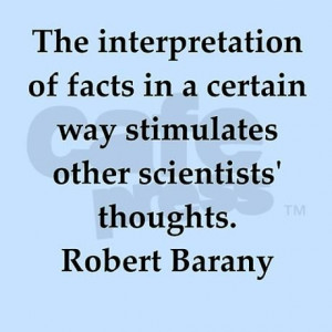 Robert Barany quotes Note Cards (Pk of 10) on CafePress.com