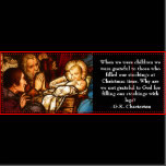 christmas mug with g k chesterton quote christmas mug of baby jesus ...