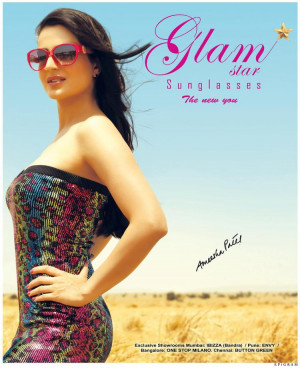Thread: Amisha Patel - Glamstar sunglasses ad shoot pictures [ALL]
