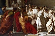 ... the death of Julius Caesar, half-remembered from movies and plays