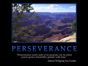 Perseverance - 'Perseverance Rarely Fails Of Its Purpose; For Its ...