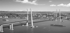 Plans for harbour crossing bridge