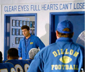 Friday Night Lights ' famous slogan has been used by both campaigns ...