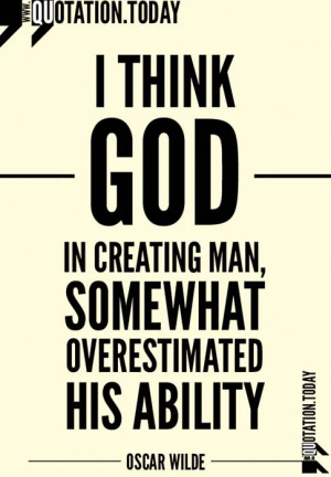 Quotations | Oscar Wilde – Quotes on God