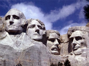 Mount rushmore 4 monumentos nacionales de los Estados Unidos