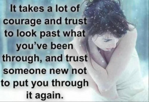 Getting over the past to trust again