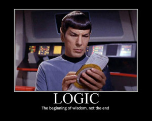 spock logic wisdom qoute