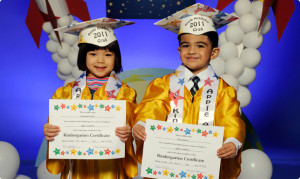 ... graduate is graduating from preschool kindergarten middle school high