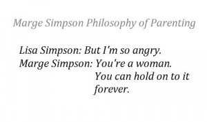 Marge Simpson Philosophy of Parenting