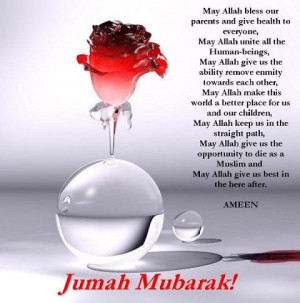 Jumma Mubarak wallpaper With Quotes