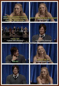Norman Reedus And Emily Kinney