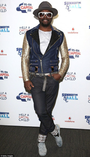 Cease and desist: Will.i.am, shown in June at the Capital Summertime ...