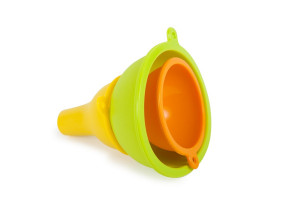 Essential Silicone 3 Piece Funnel Set - Lime/Mandarin/Banana