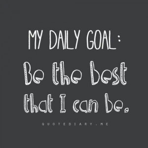 my daily goal #motivation #inspiration