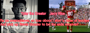 Jerry Rice, Tyler the Creator cover