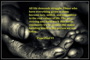 there was a huge void. An engorging feeling of being unaccomplished ...