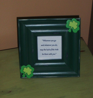 Irish Quote in Wood Frame Graduation Gift Irish by AtticJoys1