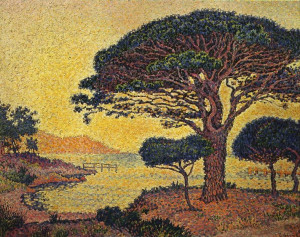 paul signac le pin parasol aux canoubiers description paul signac