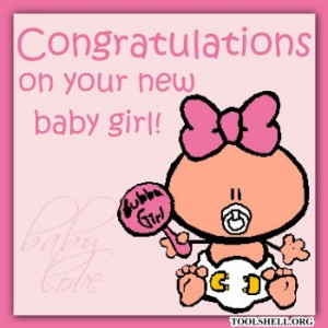 congrats its a girl