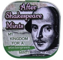 ... their refrigerator a shakespearean quote button and shakespeare mints