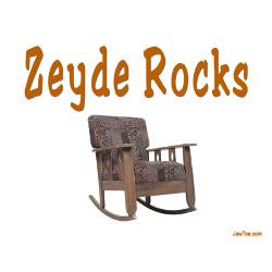 Funny Yiddish Zeyde Rocks Greeting Card Height Width