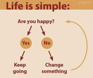 ... road map to follow for a happy life. It really can be this simple