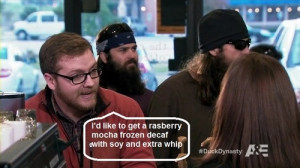 The beards get Expresso.... #duckdynasty