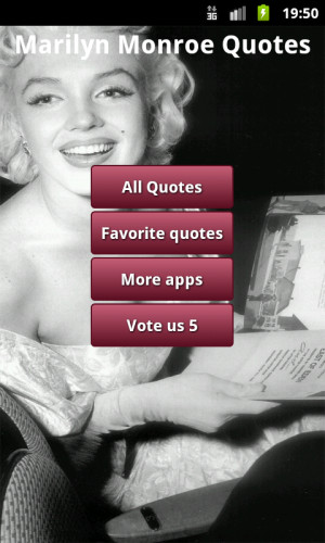Marilyn Monroe quotes sayings 1.0 screenshot 0
