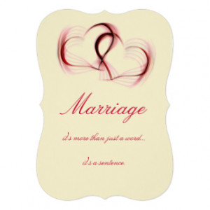 Red and Pink Sarcastic Wedding Cards 5