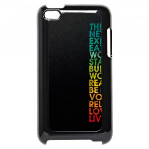 Multiple Positive Words Motivational Quotes iPod Touch 4 Case