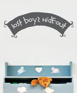 Lost Boys Hideout' Wall Quotes™ Decal