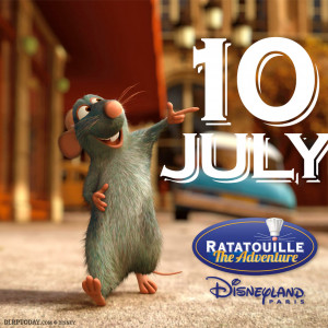 ... July 2014: Disneyland Paris announces Ratatouille ride opening date