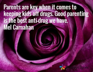 Parents are key when it comes to keeping kids off drugs. Good ...