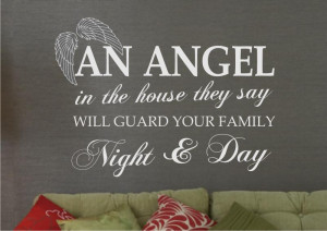 Details about WALL ART STICKER QUOTE ANGEL LIVING DINING BEDROOM HOME