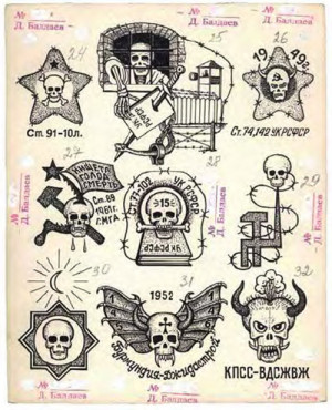 Russian Criminal Tattoo Art Fuel Has Produced And Published The